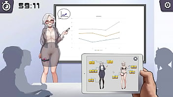 Old gal indulges in public elation with a fucky-fucky toy in a new hentai game