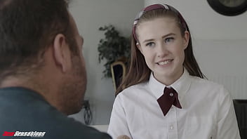 Athena Heart's Valentine's Day surprise: Teen's rough hand-job and jizm on her vagina