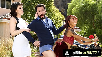 Stepmom's surprise date with husband and stepdaughter leads to steaming Threesome