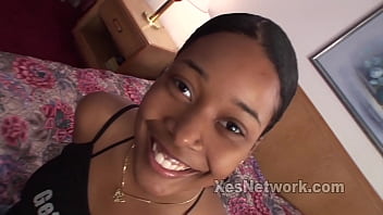 African-American teenager with a thick posterior in an adult movie