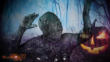 Halloween-themed fetish movie featuring a messy, black-haired girl