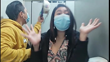 A Filipino couple's scandalous tryst in a gender-neutral restroom