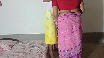 Step-grandfather engages in sexual act with step-daughter following a massage, with clear Hindi audio and explicit content