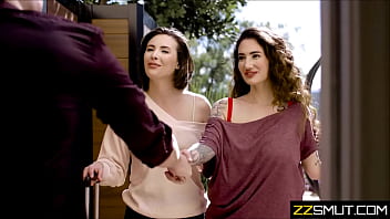 A girly-girl couple and their former playmate engage in a super-fucking-hot three-way