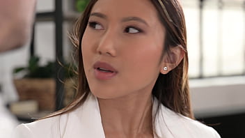 May Thai, a real estate agent, seduces her client in a tender and sensual episode