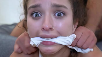 Almost a cum gobbling teen: A white-skinned brunette's super-naughty ride