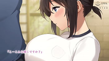 Fledgling Japanese damsel with thick fun bags in a summer anime pornography venture