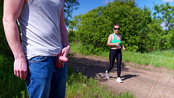 A chance tryst with a sports enthusiast leads to unexpected delights for an exhibitionist