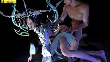 Queen's 3 way encounter in Manga pornography 3 dimensional series