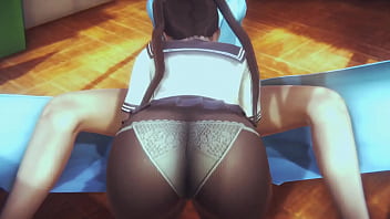 Uninhibited cosplay in explicit Hentai animation