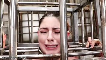 Group fucky-fucky with a limited babe in a straightjacket