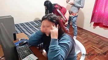 I enjoyment her finest pal while she's on the phone with her hotwife husband