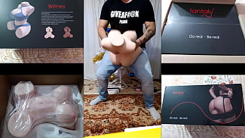 First-timer dame tries out massive fucky-fucky dame with realistic features