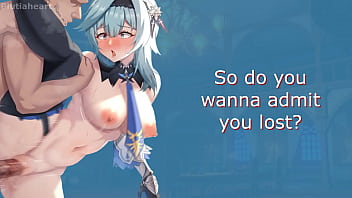 Eula's stringent lesson in anime pornography JOI for anime admirers