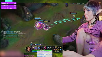 A super-naughty cutie streams League of Legends gameplay on Chaturbate, flashing her petite frame and all-natural assets.
