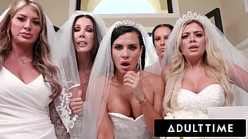 Bi-racial wedding planner dominates huge-chested Mummy in hard-core session